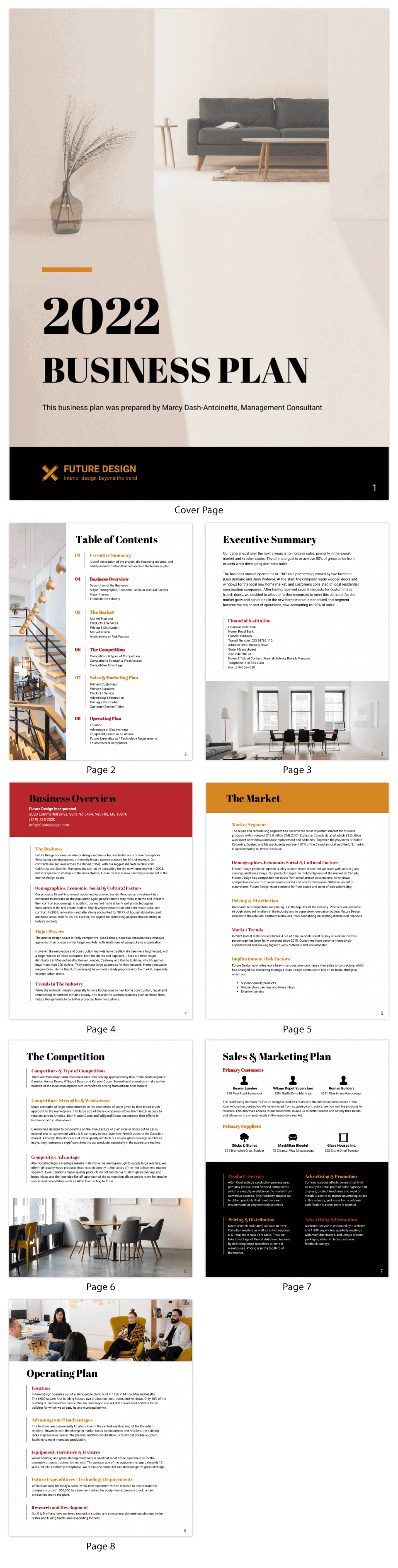 Design Consultant Business Plan Template Design Consultant Business Plan Template